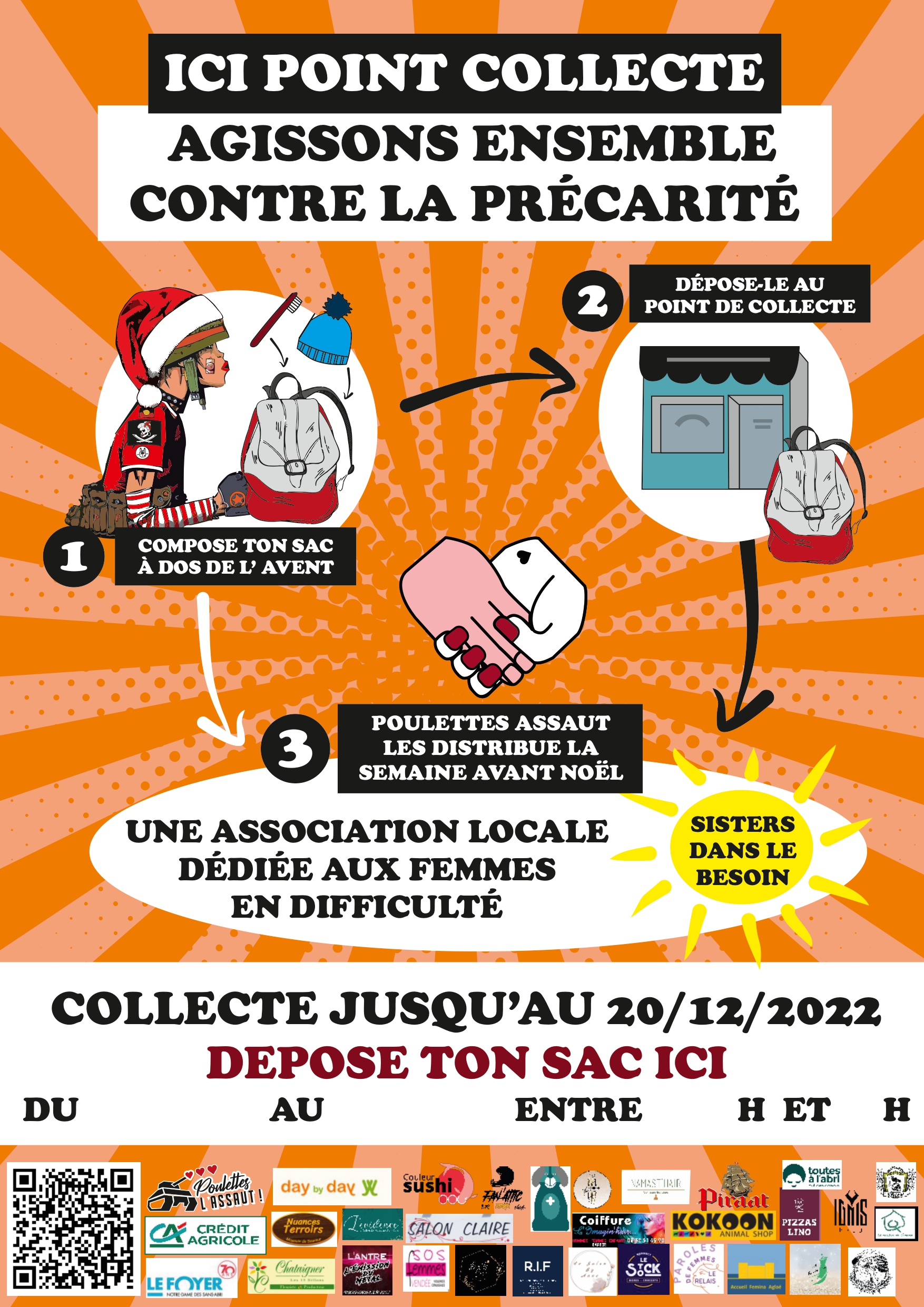 Affiche Sacs de l'Avent 2022